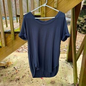 Lou & Grey Navy Blue Tunic Top